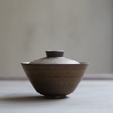 Load image into Gallery viewer, PINNY Gilt Retro Gaiwan Hand Made Rust glaze Tea Tureen Chinese Kung Fu Tea Set Tea Ceremony Accessories Ceramic Drinkware